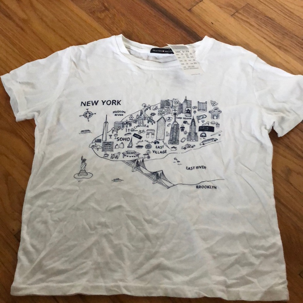 NWT Brandy Melville NYC Tee
